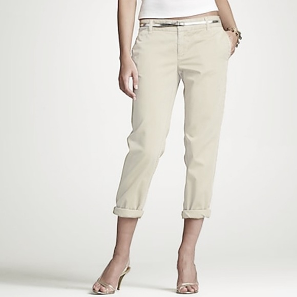 J. Crew Pants - J. Crew Chino Light Natural Khaki Scout City Fit Cropped Pants